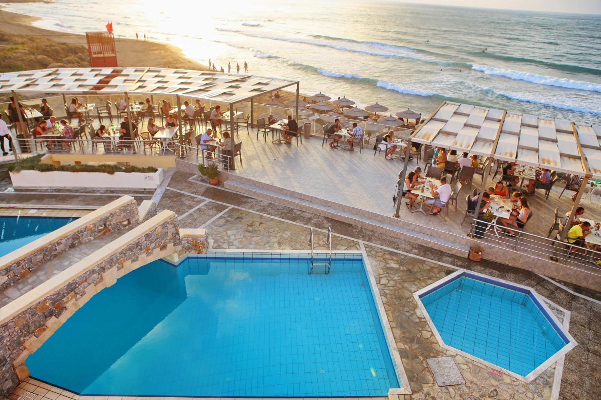 Dedalos Beach Hotel Сфакаки Экстерьер фото